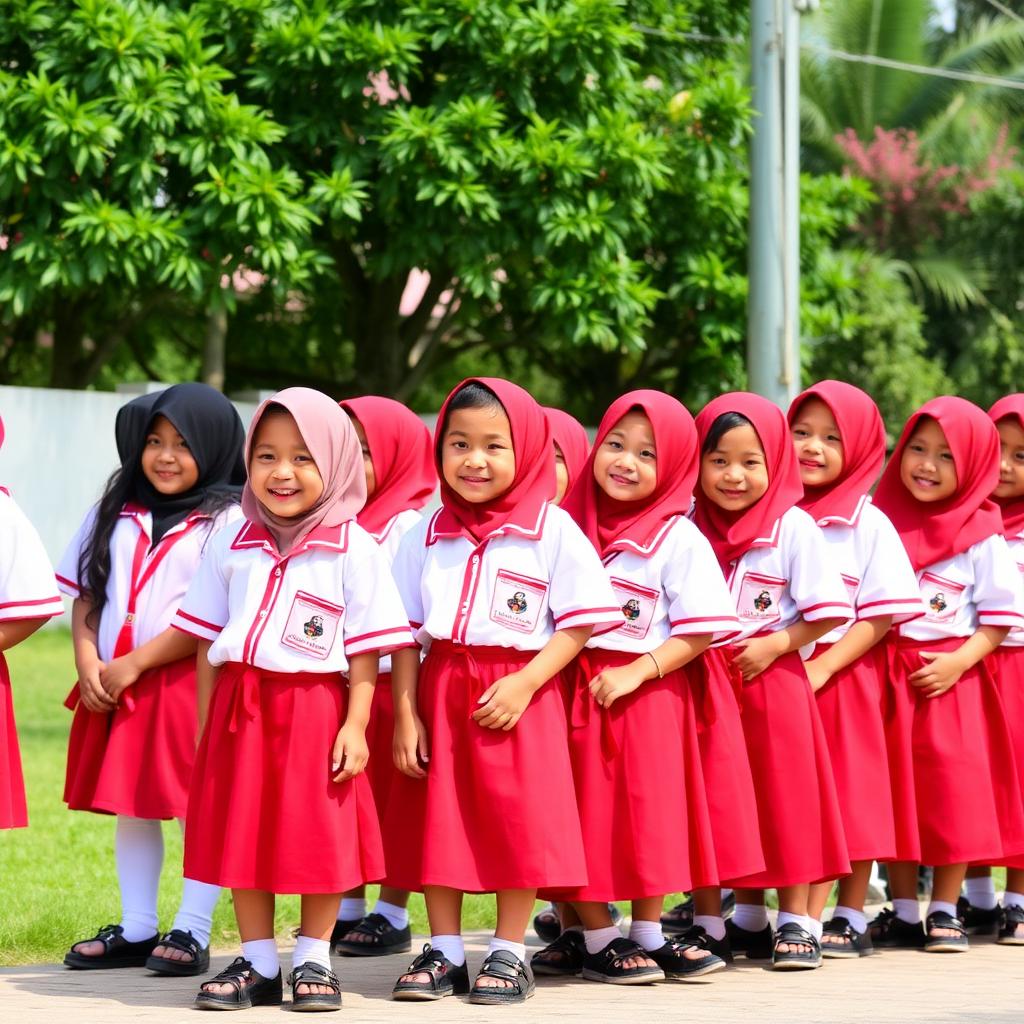 Seragam SD Putih Merah
